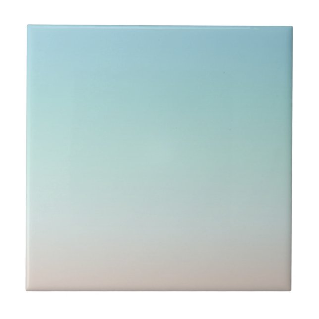 Beach Style Gradient Minimal Ceramic Tile (Front)