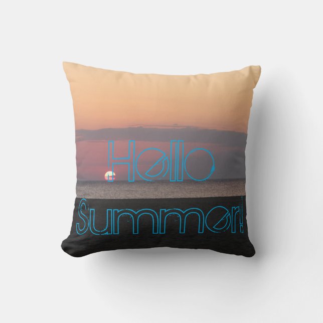 Beach Summer Cushion (Front)
