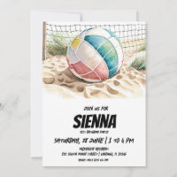 Beach Summer Party Invitation