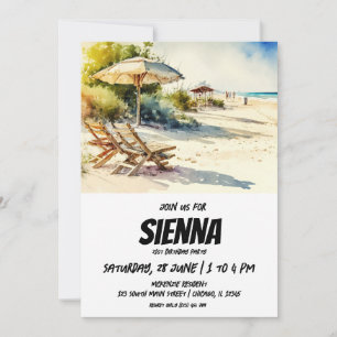 Beach Summer Party Invitation