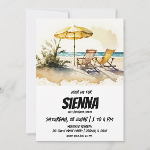 Beach Summer Party Invitation