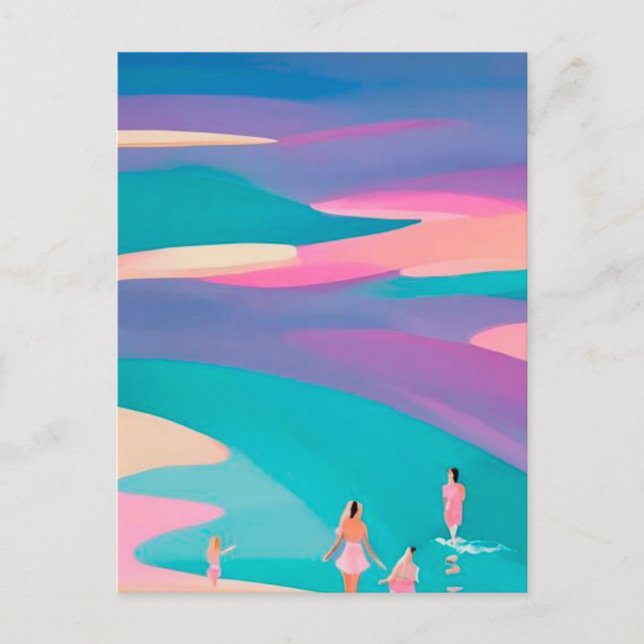 Beach summer postcard (Front)