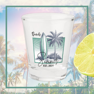 Beach Summer Shot Glass