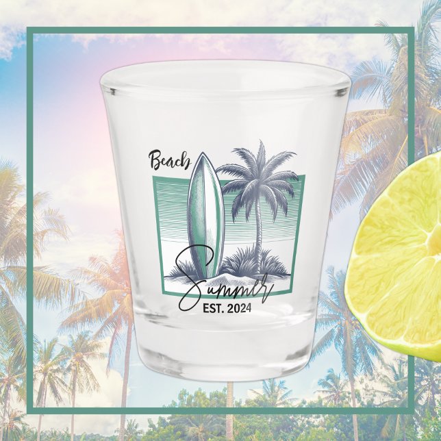 Beach Summer Shot Glass (Beach Summer)