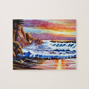 Beach Sunrise Jigsaw Puzzle