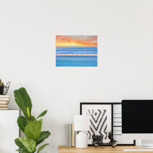 Beach Sunrise  Poster