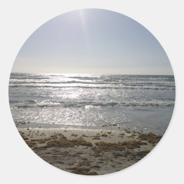 Beach Sunrise Stickers (Front)