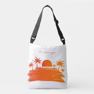 Beach Sunrise Sunset Thunder_Cove Crossbody Bag