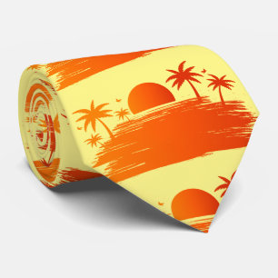 Beach Sunrise Sunset Thunder_Cove Tie