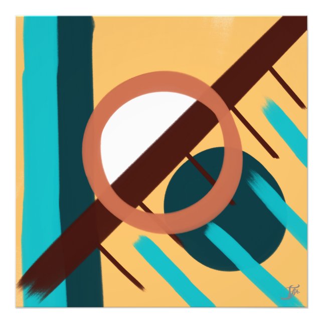 Beach sunset - Abstract  Photo Print (Front)