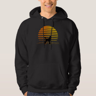 Beach  Sunset and Poodle     Hoodie