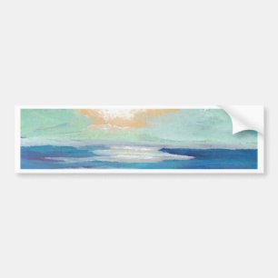 Beach Sunset - CricketDiane Ocean Art Bumper Sticker