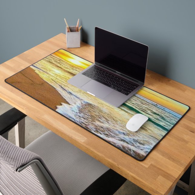 Beach Sunset Desk Mat (Office 2)