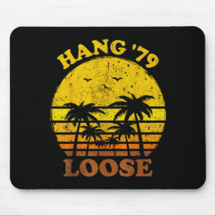 Beach Sunset Hang Loose Summer Surfing Retro Mouse Pad