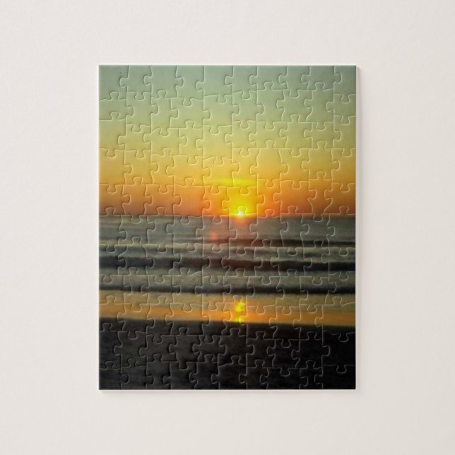 Beach Sunset Jigsaw Puzzle (Vertical)
