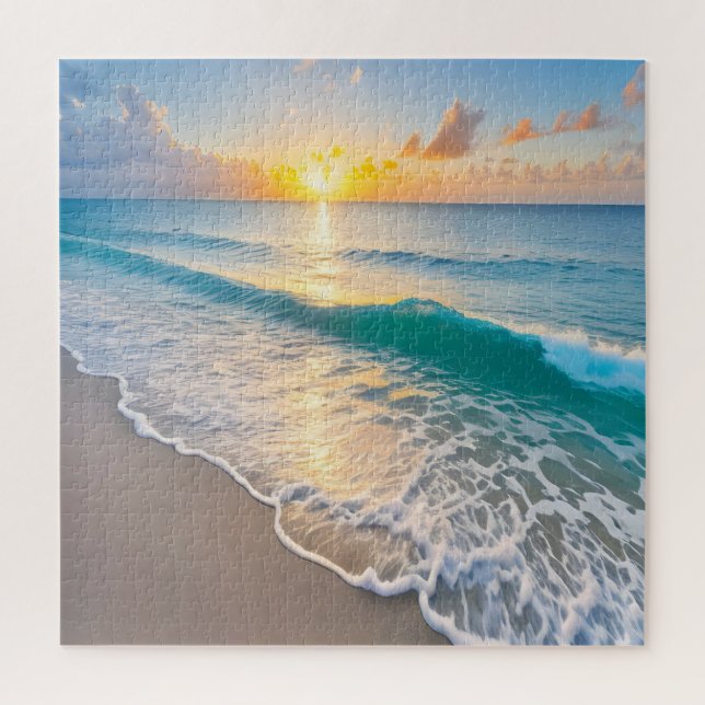 Beach Sunset Jigsaw Puzzle (Vertical)