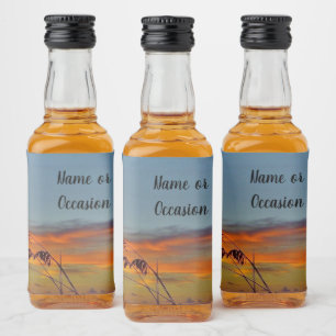 Beach Sunset Label