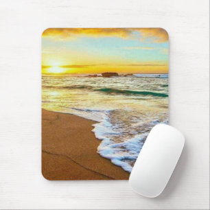 Beach Sunset Mouse Pad