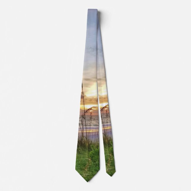 Beach Sunset Neck Tie (Front)