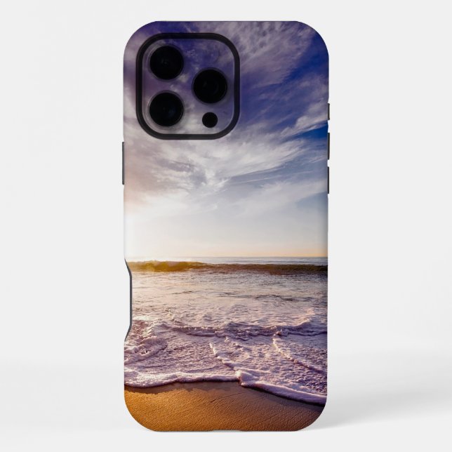 Beach Sunset of California iPhone Case (Back)