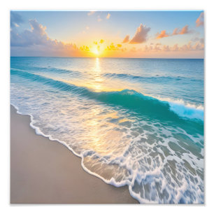 Beach Sunset Photo Print