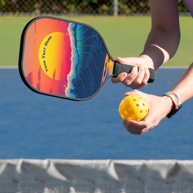 Beach Sunset Pickleball Paddle (Insitu)