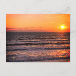 Beach Sunset Postcard