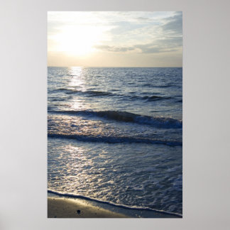 Beach Sunset Poster