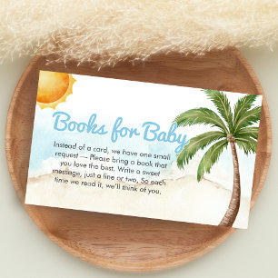 Beach Surf Baby on Board Shower Books for Baby Enclosure Card