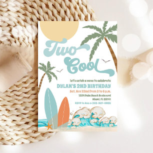 Beach Surf Birthday Invitation