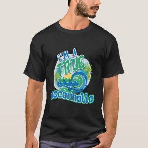 Beach Surfing Waves Ocean Hoodie T-Shirt