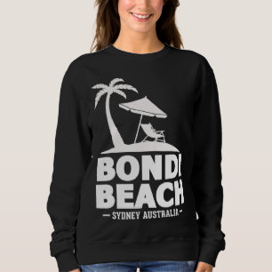 Beach Sydney Australia Summer Vacation Palm Trees Sweatshirt