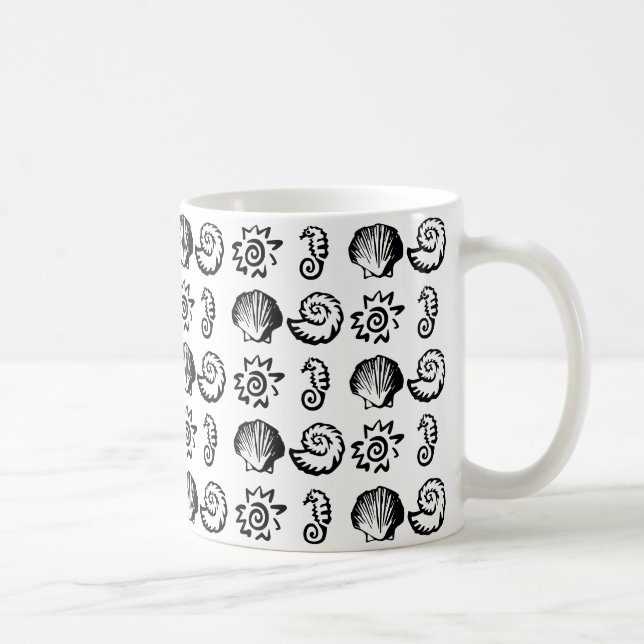 Beach symbols Mug (Right)