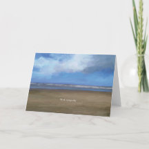 Beach Sympathy Card