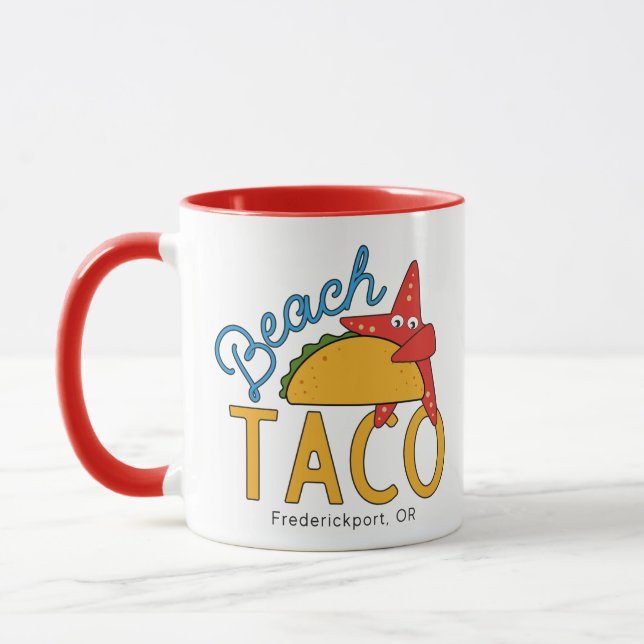 Beach Taco Mug (Left)
