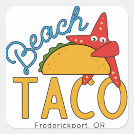 Beach Taco Stickers