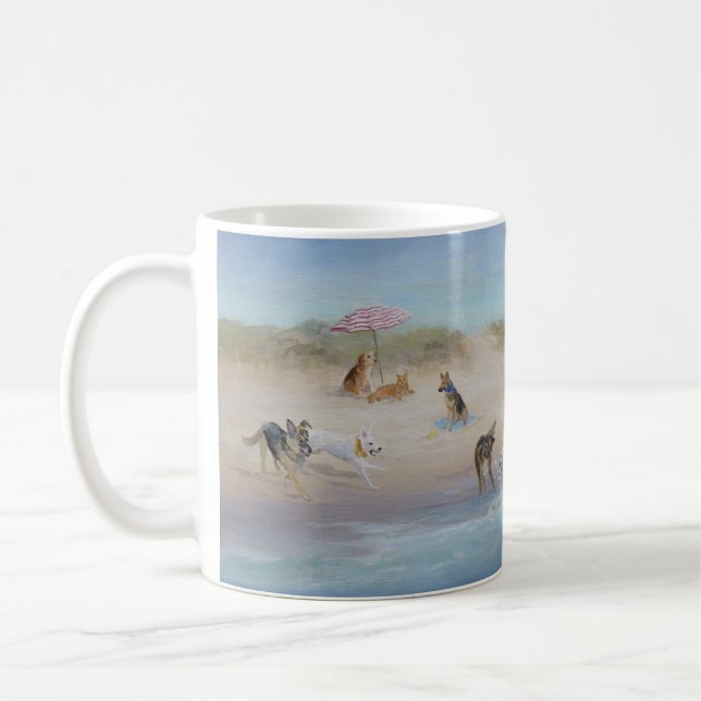 Beach Tails Coffee Mug (Left)