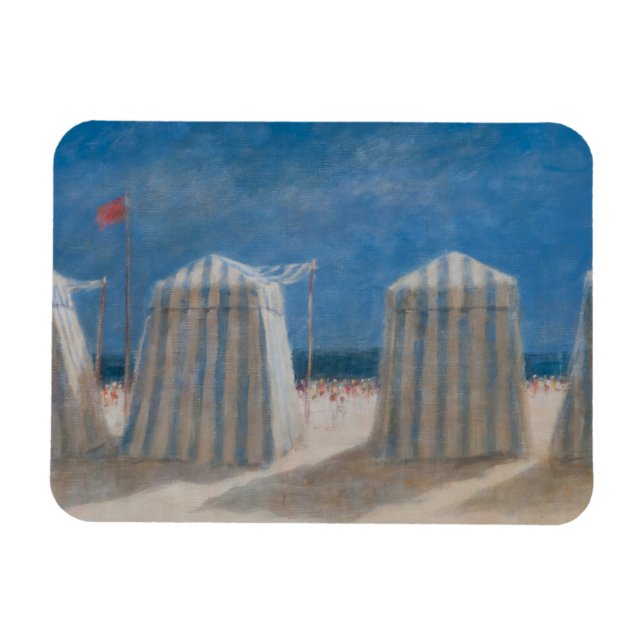 Beach Tents Brittany 2012 Magnet (Horizontal)