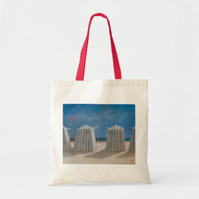 Beach Tents Brittany 2012 Tote Bag (Front)