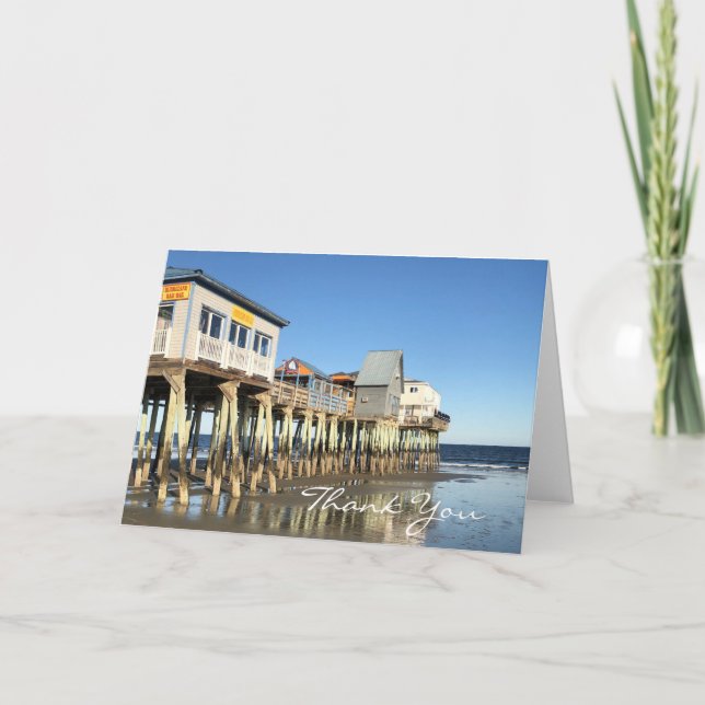 Beach Thank You Note Card (Front)