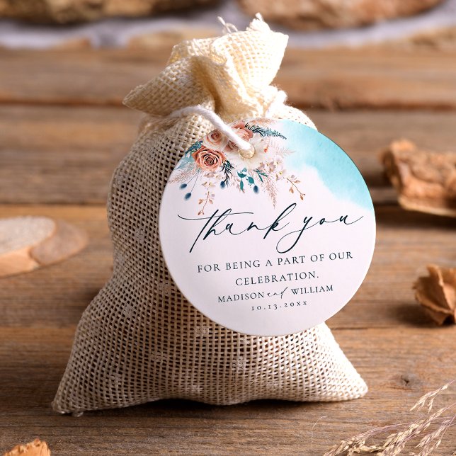 Beach Thank You Wedding Favour Tags (Creator Uploaded)