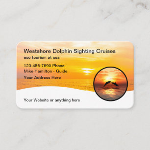 Beach Them Tropical Tourism Business Cards