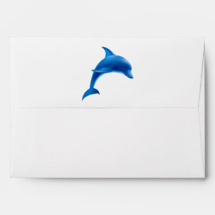 Beach Theme Dolphin Wedding Envelopes