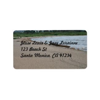 Beach Theme - Return Address Label