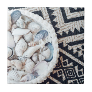 Beach Theme Shells Carpet Texture Ceramic Tile