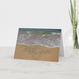 Beach theme Thank You Card