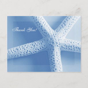 Beach Theme Thank You Postcards