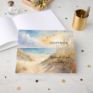 Beach Theme Wedding Guest Book