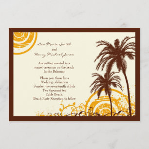 Beach Themed Invitation