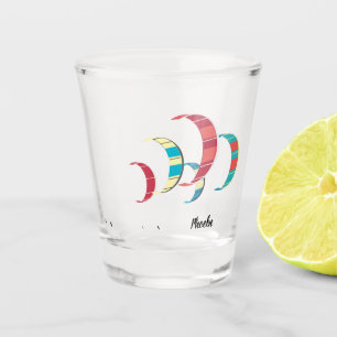 Beach themed Kite Surfing Shot Glass
